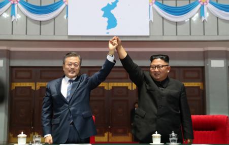 Presidents of North and South Korea