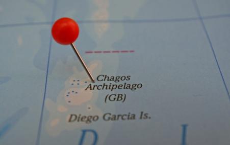Chagos identified on map