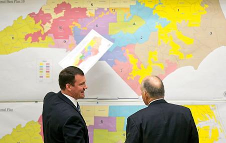 North Carolina Republican leaders review congressional map