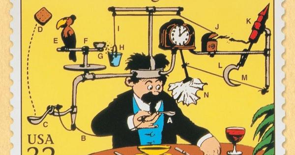 Cartoonist Rube Goldberg’s Machines Turned Simple Tasks into Epic