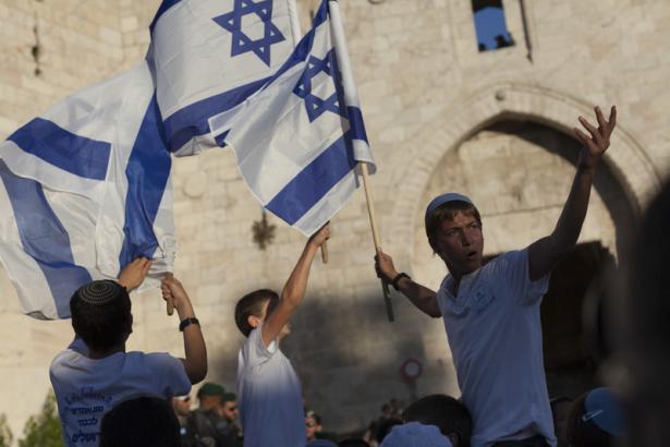 Zionist youth demonstration