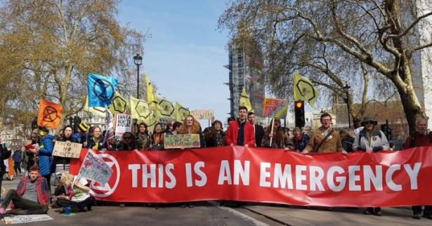 Extinction Rebellion demonstration in London April 17.