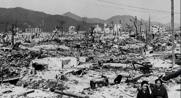 Panoramic view of Hiroshima's ruins
