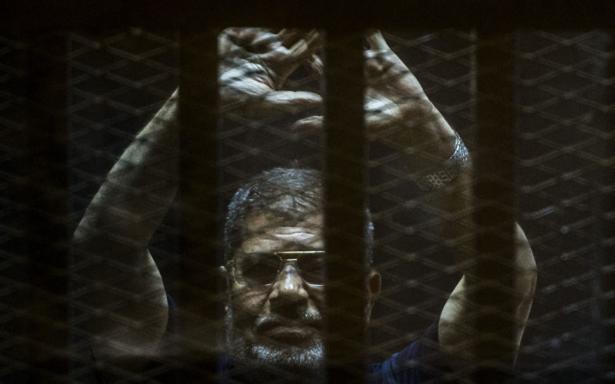 Qusted Egyptian president Mohamed Morsi. 