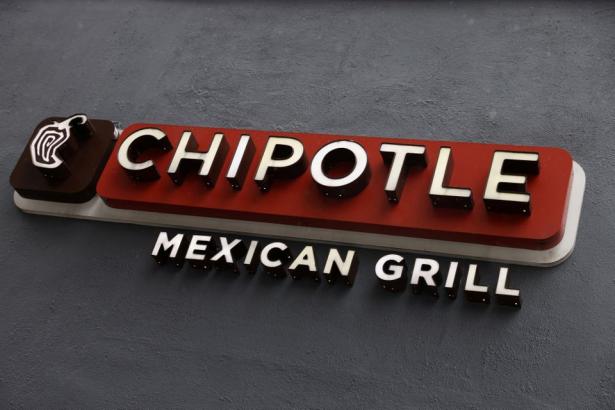 Photo of a sign on a building - Chipotle Mexican Grill