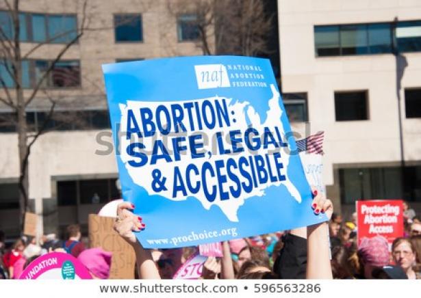 pro-abortion demonstrator