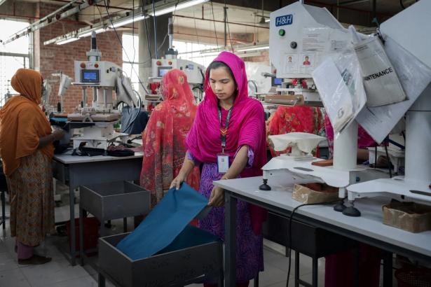 women working in a garment factory