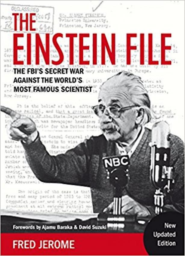 Cover of the book, 'The Einstein File'