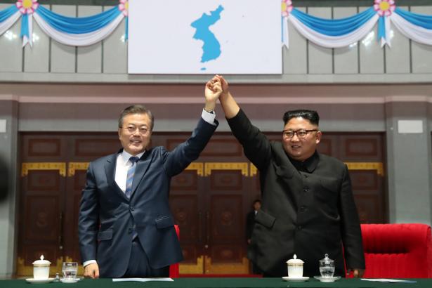 Presidents of North and South Korea