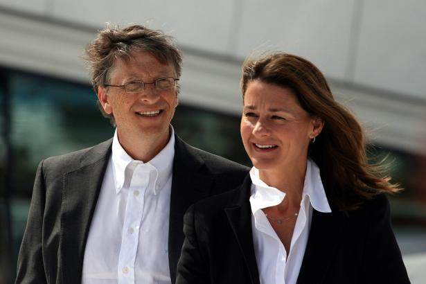 Bill and Melinda Gates.