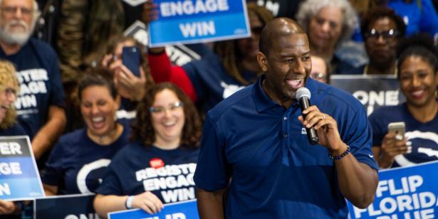 Andrew Gillum, former Tallahassee mayor and Democratic nominee for governor. 