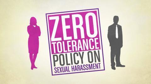 Image result for no tolerance for sexual harassment