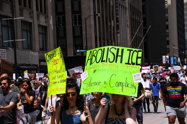 Abolih ICE protest