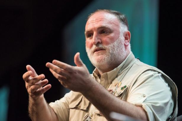 Chef and restaurant owner José Andrés spoke at the National Book Festival in D.C. last month about his humanitarian work.