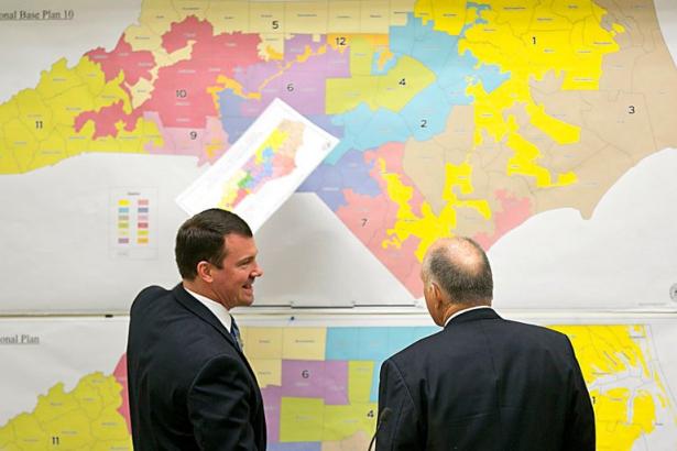 North Carolina Republican leaders review congressional map