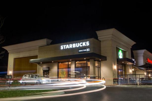 photo of a starbucks store.