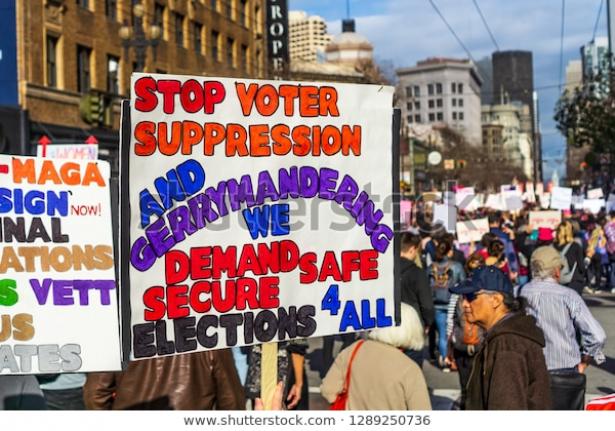 protest sign for fair elections