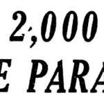 Newspaper headline: "Mayor to Add 2,000 to the Police As Truck Strike Paralyzes Business"