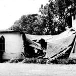 Church in McComb, Mississippi, after it was destroyed by a bomb in 1964