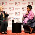 Hillary Clinton and Chimamanda Ngozi Adichie 