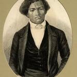 A formal portrait of Frederick Douglass