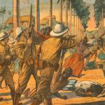U.S. Marines firing on unarmed Haitian demonstrators