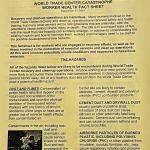 Leaflet from September 2001 about health hazards resulting from the collapse of the World Trade Center in Manhattan