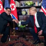 US President Donald Trump and North Korean Supreme Leader Kim Jong-un. 