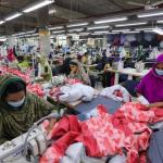 Women working in a garment factory