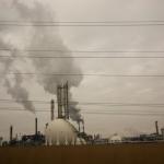Smoke stacks spewing toxins