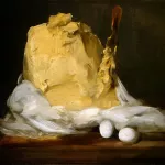  The scale of "Motte de Beurre" (Mound of Butter) mirrors the importance of the ingredient.