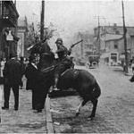 Police attacking strikers 1919 Gary Steel Strike