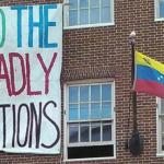 banner about deadly sanction