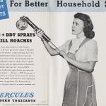 Magazine advertisement for DDT spray