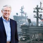 Koch and military aircraft carrier