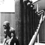 Photo of statue entitled Lift Every Voice and Sing