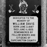 Monument to a striking miner who was murdered by company guards