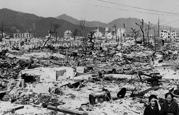 Panoramic view of Hiroshima's ruins