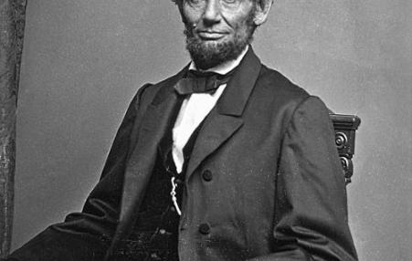 President Abraham Lincoln, termed the “emancipator.” 