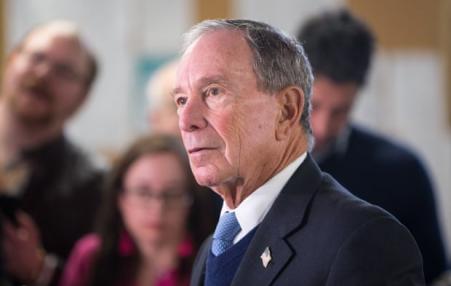 Billionaire and former New York City Mayor Michael Bloomberg.