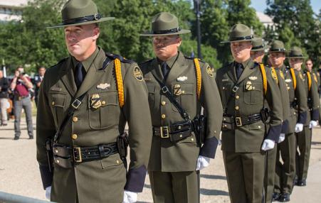 Members of the U.S. Customs and Border Protection Agency.