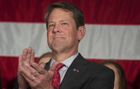 Georgia’s Republican Governor Brian Kemp. 