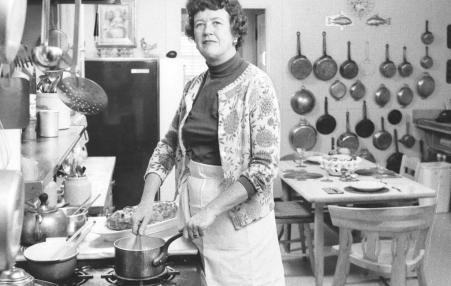 After the wild success of “Mastering the Art of French Cooking,” Child cultivated an apolitical mien. But, as she became more comfortable with her fame, she spoke more openly about her beliefs.