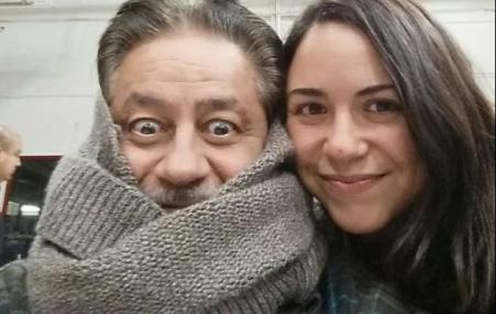 Krisitin Urquiza with her father, Mark.
