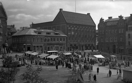 The Swedish city of Östersund in 1918.