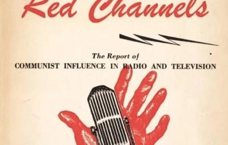 The cover of the 1950 Red Channels blacklist-promoting pamphlet