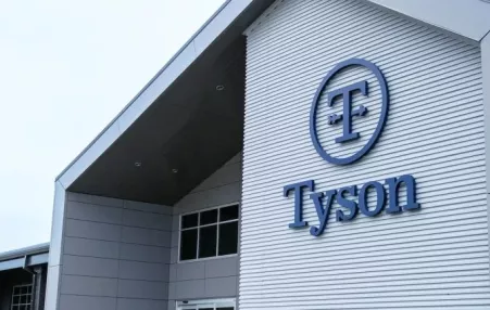 Tyson Foods facility in Bowling Green, Kentucky, United States. 