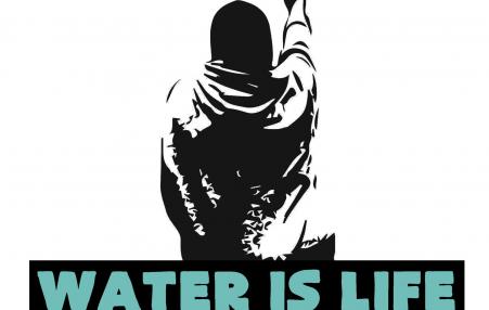Image in solidarity with the water protectors at Standing Rock. 