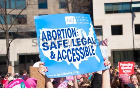 pro-abortion demonstrator