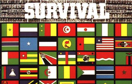 The cover image of the album Survival by Bob Marley and the Wailers